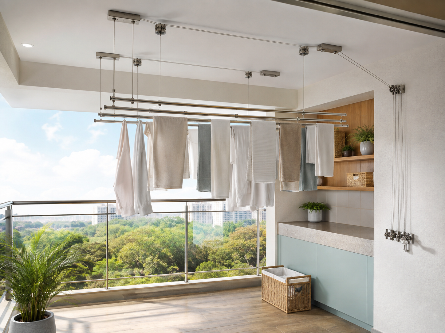 Ceiling Cloth Drying Hanger